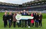 3 December 2022; In attendance during the GAA Green Club Toolkit Launch Uachtarán Chumann Lúthchleas Gael Larry McCarthy, centre, with GAA Green Club Partners at Croke Park in Dublin. Photo by Sam Barnes/Sportsfile