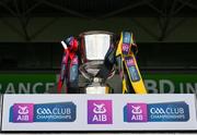 3 December 2022; The cup before the AIB Munster GAA Hurling Senior Club Championship Final match between Ballygunner of Waterford and Ballyea of Clare at FBD Semple Stadium in Thurles, Tipperary. Photo by Ray McManus/Sportsfile