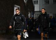 3 December 2022; Garry Ringrose of Leinster arrives before the United Rugby Championship match between Leinster and Ulster at the RDS Arena in Dublin. Photo by Harry Murphy/Sportsfile