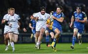 3 December 2022; Hugo Keenan of Leinster makes a break during the United Rugby Championship match between Leinster and Ulster at the RDS Arena in Dublin. Photo by Ramsey Cardy/Sportsfile