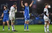 3 December 2022; Ross Molony of Leinster celebrates at the final whistle of the United Rugby Championship match between Leinster and Ulster at the RDS Arena in Dublin. Photo by Ramsey Cardy/Sportsfile