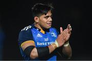 3 December 2022; Michael Ala'alatoa of Leinster after the United Rugby Championship match between Leinster and Ulster at the RDS Arena in Dublin. Photo by Ramsey Cardy/Sportsfile
