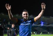 3 December 2022; James Lowe of Leinster after his side's victory in the United Rugby Championship match between Leinster and Ulster at the RDS Arena in Dublin. Photo by Harry Murphy/Sportsfile
