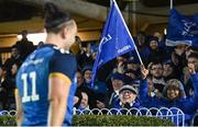 3 December 2022; Supporters cheer James Lowe of Leinster off the pitch after the United Rugby Championship match between Leinster and Ulster at the RDS Arena in Dublin. Photo by Ramsey Cardy/Sportsfile