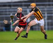 3 December 2022; Peter Hogan of Ballygunner is tackled by Gary Brennan of Ballyea during the AIB Munster GAA Hurling Senior Club Championship Final match between Ballygunner of Waterford and Ballyea of Clare at FBD Semple Stadium in Thurles, Tipperary. Photo by Ray McManus/Sportsfile