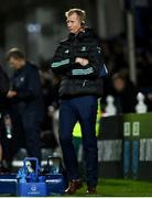3 December 2022; Leinster head coach Leo Cullen during the United Rugby Championship match between Leinster and Ulster at the RDS Arena in Dublin. Photo by Ramsey Cardy/Sportsfile