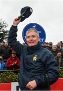4 December 2022; Trainer Barry Connell celebrates after sending out Marine Nationale to win the Bar One Racing Royal Bond Novice Hurdle at Fairyhouse Racecourse in Ratoath, Meath. Photo by Seb Daly/Sportsfile