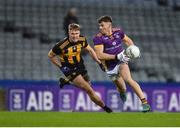4 December 2022; Shane Walsh of Kilmacud Crokes in action against Mark Kelly of The Downs during the AIB Leinster GAA Football Senior Club Championship Final match between Kilmacud Crokes of Dublin and The Downs of Westmeath at Croke Park in Dublin. Photo by Daire Brennan/Sportsfile