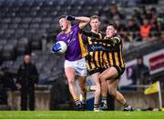 4 December 2022; Tom Fox of Kilmacud Crokes in action against Oisín Murphy of The Downs during the AIB Leinster GAA Football Senior Club Championship Final match between Kilmacud Crokes of Dublin and The Downs of Westmeath at Croke Park in Dublin. Photo by Daire Brennan/Sportsfile
