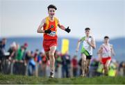 4 December 2022; Cormac Dixon of Tallaght AC, Dublin, competing in the boys u17 5000m race during the 123.ie Novice & Uneven Age Cross Country Championships at St Catherines AC in Cork. Photo by Eóin Noonan/Sportsfile