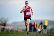 4 December 2022; Frank O'Brien of East Cork AC competing in the men's novice 6000m race during the 123.ie Novice & Uneven Age Cross Country Championships at St Catherines AC in Cork. Photo by Eóin Noonan/Sportsfile