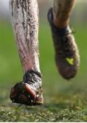4 December 2022; A detailed view of Nike running spikes during the 123.ie Novice & Uneven Age Cross Country Championships at St Catherines AC in Cork. Photo by Eóin Noonan/Sportsfile