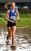 4 December 2022; Faye Dervan of Dublin City Harriers AC competing in the women's novice 5000m race during the 123.ie Novice & Uneven Age Cross Country Championships at St Catherines AC in Cork. Photo by Eóin Noonan/Sportsfile