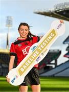 5 December 2022; Down camogie player Niamh Mallon during the launch of UPMC Concussion Baseline Testing Programme at Croke Park in Dublin. Photo by Ben McShane/Sportsfile