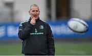 5 December 2022; Senior coach Stuart Lancaster during a Leinster Rugby squad training session at Energia Park in Dublin. Photo by Ramsey Cardy/Sportsfile
