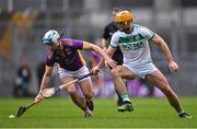 4 December 2022; Darragh Butler of Kilmacud Crokes in action against Colin Fennelly of Shamrocks Ballyhale during the AIB Leinster GAA Hurling Senior Club Championship Final match between Kilmacud Crokes of Dublin and Shamrocks Ballyhale of Kilkenny at Croke Park in Dublin. Photo by Piaras Ó Mídheach/Sportsfile
