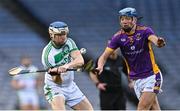 4 December 2022; TJ Reid of Shamrocks Ballyhale in action against Brian Sheehy of Kilmacud Crokes during the AIB Leinster GAA Hurling Senior Club Championship Final match between Kilmacud Crokes of Dublin and Shamrocks Ballyhale of Kilkenny at Croke Park in Dublin. Photo by Piaras Ó Mídheach/Sportsfile