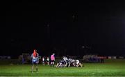7 December 2022; A general view of a scrum during the Bank of Ireland Leinster Rugby Sarah Robinson Cup Round 3 match between Metro and Midlands at Coolmine RFC in Dublin. Photo by Seb Daly/Sportsfile