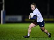 7 December 2022; Caoimhe McCormack of Midlands during the Bank of Ireland Leinster Rugby Sarah Robinson Cup Round 3 match between Metro and Midlands at Coolmine RFC in Dublin. Photo by Seb Daly/Sportsfile