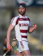 4 December 2022; Jerome McGuigan of Slaughtneil during the AIB Ulster GAA Hurling Senior Club Championship Final match between Dunloy Cuchullains and Slaughtneil at Athletics Grounds in Armagh. Photo by Ramsey Cardy/Sportsfile