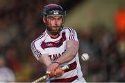 4 December 2022; Jerome McGuigan of Slaughtneil during the AIB Ulster GAA Hurling Senior Club Championship Final match between Dunloy Cuchullains and Slaughtneil at Athletics Grounds in Armagh. Photo by Ramsey Cardy/Sportsfile
