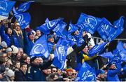 10 December 2022; Leinster supporters during the Heineken Champions Cup Pool A Round 1 match between Racing 92 and Leinster at Stade Océane in Le Havre, France. Photo by Harry Murphy/Sportsfile