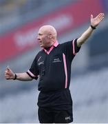 10 December 2022; Referee Gus Chapman during the 2022 currentaccount.ie LGFA All-Ireland Intermediate Club Football Championship Final match between Longford Slashers of Longford and Mullinahone of Tipperary at Croke Park in Dublin. Photo by Tyler Miller/Sportsfile