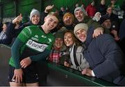 10 December 2022; Conor Fitzgerald of Connacht with supporters after their side's victory in the EPCR Challenge Cup Pool A Round 1 match between Connacht and Newcastle Falcons at The Sportsground in Galway. Photo by Seb Daly/Sportsfile