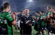 10 December 2022; Tom Penny of Newcastle Falcons leads his side from the pitch after their side's defeat in the EPCR Challenge Cup Pool A Round 1 match between Connacht and Newcastle Falcons at The Sportsground in Galway. Photo by Seb Daly/Sportsfile