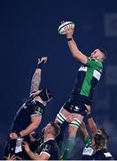 10 December 2022; Josh Murphy of Connacht takes possession in a lineout during the EPCR Challenge Cup Pool A Round 1 match between Connacht and Newcastle Falcons at The Sportsground in Galway. Photo by Seb Daly/Sportsfile