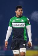 10 December 2022; Leva Fifita of Connacht during the EPCR Challenge Cup Pool A Round 1 match between Connacht and Newcastle Falcons at The Sportsground in Galway. Photo by Seb Daly/Sportsfile