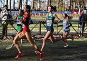 11 December 2022; Fiona Hawkins of Ireland, competing in the U20 women's 4000m during the SPAR European Cross Country Championships at Piemonte-La Mandria Park in Turin, Italy. Photo by Sam Barnes/Sportsfile