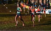 11 December 2022; Fiona Hawkins of Ireland, competing in the U20 women's 4000m during the SPAR European Cross Country Championships at Piemonte-La Mandria Park in Turin, Italy. Photo by Sam Barnes/Sportsfile