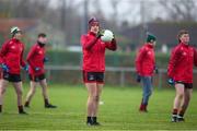 11 December 2022; David Clifford of Fossa during the warm up before the AIB Munster GAA Football Junior Club Championship Final match between Fossa and Kilmurry at Mallow GAA Sports Complex in Cork. Photo by Michael P Ryan/Sportsfile