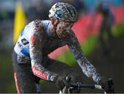 11 December 2022; Michael Vanthourenhout of Belgium during the Mens Elite race during Round 9 of the UCI Cyclocross World Cup at the Sport Ireland Campus in Dublin. Photo by Ramsey Cardy/Sportsfile