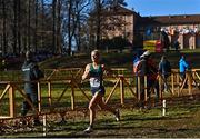 11 December 2022; Ann Marie McGlynn of Ireland, left, competing in the senior women's 8000m during the SPAR European Cross Country Championships at Piemonte-La Mandria Park in Turin, Italy. Photo by Sam Barnes/Sportsfile