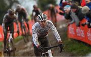 11 December 2022; Laurens Sweeck of Belgium during the Mens Elite race during Round 9 of the UCI Cyclocross World Cup at the Sport Ireland Campus in Dublin. Photo by Ramsey Cardy/Sportsfile