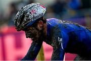11 December 2022; Cameron Mason of Great Britain during the Mens Elite race during Round 9 of the UCI Cyclocross World Cup at the Sport Ireland Campus in Dublin. Photo by Ramsey Cardy/Sportsfile