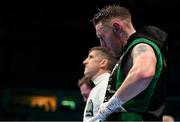 10 December 2022; Graham McCormack after his defeat in his middleweight bout against Fearghus Quinn at the SSE Arena in Belfast. Photo by Ramsey Cardy/Sportsfile