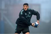 12 December 2022; Vakhtang Abdaladze during a Leinster Rugby squad training session at Energia Park in Dublin. Photo by Harry Murphy/Sportsfile