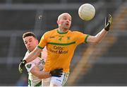 4 December 2022; Barry Walsh of Tourlestrane and Dessie Conneely of Moycullen during the AIB Connacht GAA Football Senior Club Championship Final match between Moycullen of Galway and Tourlestrane of Mayo at Pearse Stadium in Galway. Photo by Ben McShane/Sportsfile