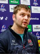 13 December 2022; Iain Henderson during an Ulster Rugby press conference at Kingspan Stadium in Belfast. Photo by John Dickson/Sportsfile