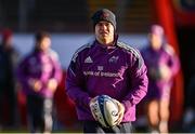14 December 2022; Jack Crowley during a Munster Rugby squad training session at Thomond Park in Limerick. Photo by Piaras Ó Mídheach/Sportsfile