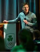 14 December 2022; The Olympic Federation of Ireland’s Athletes’ Commission at the launch of their Strategy 2022-2025 and the unveiling of a fund of €65,000 that athletes and coaches can apply for. The strategy outlines four key pillars, Athlete Welfare, Athlete Voice, Athlete Impact and Athlete Spirit, and will see the roll out of a Mentorship Programme amongst other initiatives. Pictured is Team Ireland Chef de Mission for Paris 2024 Gavin Noble. Photo by Ben McShane/Sportsfile