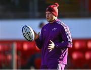 14 December 2022; Fineen Wycherley during a Munster Rugby squad training session at Thomond Park in Limerick. Photo by Piaras Ó Mídheach/Sportsfile