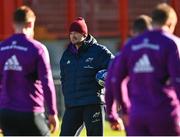 14 December 2022; Head coach Graham Rowntree during a Munster Rugby squad training session at Thomond Park in Limerick. Photo by Piaras Ó Mídheach/Sportsfile