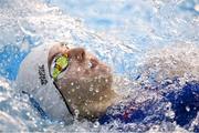 15 December 2022; Nicola Brennan of Athlone SC competing in the heats of the Women's 50m backstroke during day one of the Irish National Winter Swimming Championships 2022 at the National Aquatic Centre, on the Sport Ireland Campus, in Dublin. Photo by David Fitzgerald/Sportsfile