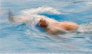 16 December 2022; Barry McClements of Ards SC competes in the heats of the Men's 100m backstroke during day two of the Irish National Winter Swimming Championships 2022 at the National Aquatic Centre, on the Sport Ireland Campus, in Dublin. Photo by David Fitzgerald/Sportsfile