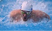 16 December 2022; Barry McClements of Ards SC competes in the heats of the men's 50m butterfly during day two of the Irish National Winter Swimming Championships 2022 at the National Aquatic Centre, on the Sport Ireland Campus, in Dublin. Photo by David Fitzgerald/Sportsfile