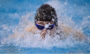 16 December 2022; Róisín Ní Ríain of Limerick SC competes in the heats of the  Women's 50m butterfly during day two of the Irish National Winter Swimming Championships 2022 at the National Aquatic Centre, on the Sport Ireland Campus, in Dublin. Photo by David Fitzgerald/Sportsfile